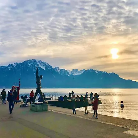 La Vigneronne, Tuin Hébergement de vacances Blonay